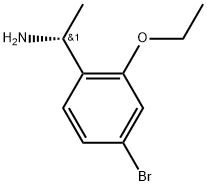 (R)-1-(4-bromo-2-ethoxyphenyl)ethan-1-amine Structure