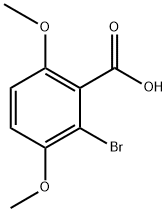 2-bromo-3,6-dimethoxybenzoic acid Structure
