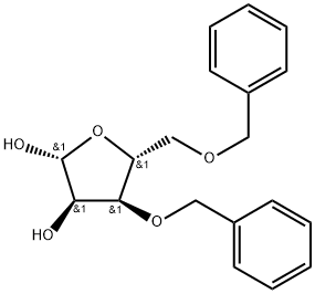 β-D-Ribofuranose, 3,5-bis-O-(phenylmethyl)- Structure