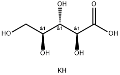 L-Ribonic acid, monopotassium salt (9CI) Structure