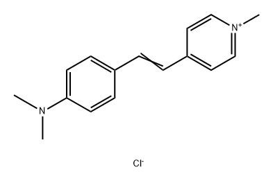 Pyridinium, 4-[2-[4-(dimethylamino)phenyl]ethenyl]-1-methyl-, chloride (1:1) Structure