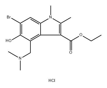 Arbidol Impurity 21 구조식 이미지