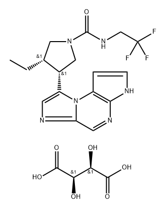 Upadacitinib tartrate Structure