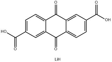 2,6-Anthracenedicarboxylic acid, 9,10-dihydro-9,10-dioxo-, lithium salt (1:2) Structure