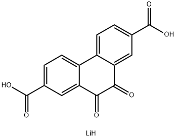 2,7-Phenanthrenedicarboxylic acid, 9,10-dihydro-9,10-dioxo-, lithium salt (1:2) Structure