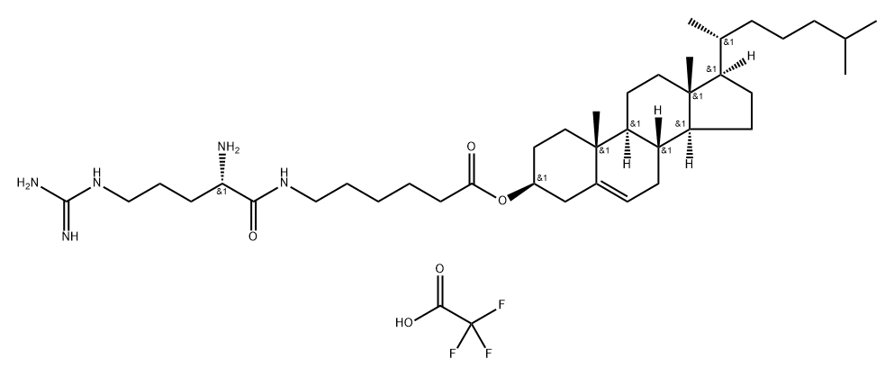 Cho-Arg (trifluoroacetate salt) Structure