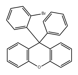 9-(2-Bromophenyl)-9-phenyl-9H-xanthene Structure