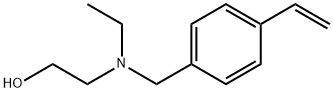 2-[[(4-ethenylphenyl)methyl]ethylamino]ethanol Structure