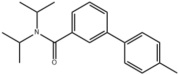 4'-Methyl-N,N-bis(1-methylethyl)[1,1'-biphenyl]-3-carboxamide Structure