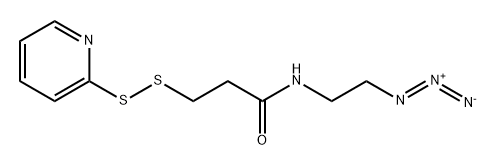 N-(3-azidopropyl)-3-(pyridin-2-yldisulfanyl)propanamide Structure