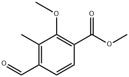 methyl 4-formyl-2-methoxy-3-methylbenzoate Structure