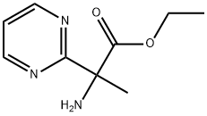 ethyl 2-amino-2-(pyrimidin-2-yl)propanoate Structure