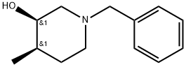 (3R,4R)-4-Methyl-1-(phenylmethyl)-3-piperidinol Structure