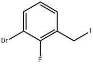 1-Bromo-2-fluoro-3-(iodomethyl)benzene Structure