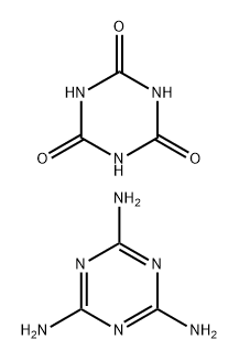 1,3,5-triazine-2,4,6(1H,3H,5H)-trione, compound with 1,3,5-triazine-2,4,6-triamine Structure