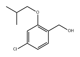 (4-Chloro-2-isobutoxyphenyl)methanol Structure