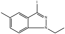 1-Ethyl-3-iodo-5-methyl-1H-indazole Structure