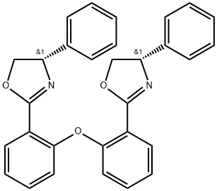 (4S,4'S)-2,2'-(Oxybis(2,1-phenylene))bis(4-phenyl-4,5-dihydrooxazole) 구조식 이미지