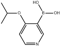 B-[4-(1-Methylethoxy)-3-pyridinyl]boronic acid 구조식 이미지