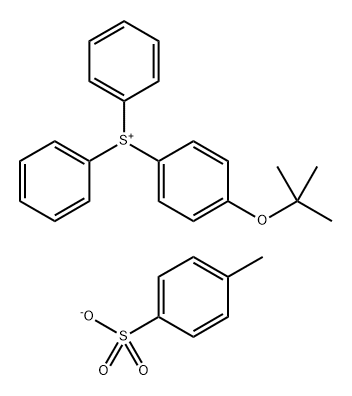 [4-(1,1-Dimethylethoxy)phenyl]diphenylsulfonium 4-methylbenzenesulfonate Structure