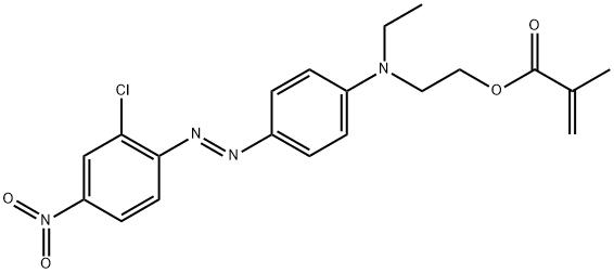 POLY(DISPERSE RED 13 METHACRYLATE) Structure