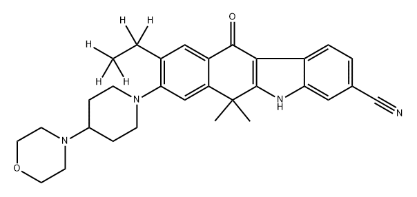 Alectinib D5 구조식 이미지