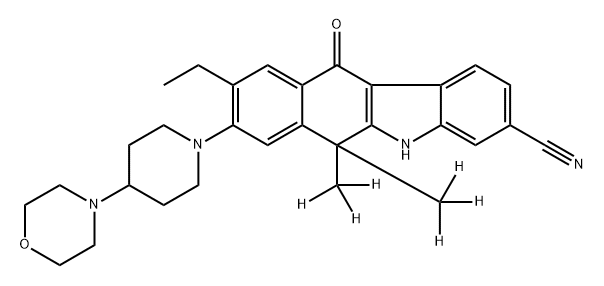 Alectinib D6 Structure