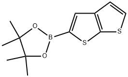 2-(4,4,5,5-Tetramethyl-1,3,2-dioxaborolan-2-yl)thieno[2,3-b]thiophene Structure