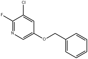 5-(benzyloxy)-3-chloro-2-fluoropyridine Structure