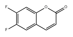 6,7-difluoro-2H-chromen-2-one Structure