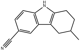 3-methyl-2,3,4,9-tetrahydro-1H-carbazole-6-carbonitrile Structure