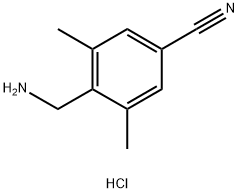 4-(aminomethyl)-3,5-dimethylbenzonitrile hydrochloride(WX191558S1) Structure