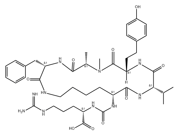 Anabaenopeptin B Structure