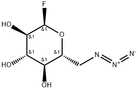 α-D-Glucopyranosyl fluoride, 6-azido-6-deoxy- (9CI) Structure