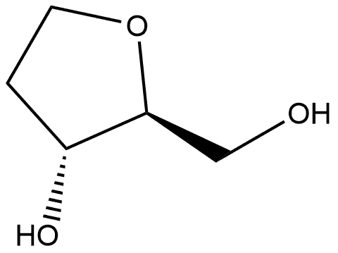 D-erythro-Pentitol, 2,5-anhydro-4-deoxy- Structure