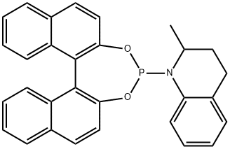 (2S)-1-(11bS)-Dinaphtho[2,1-d:1',2'-f][1,3,2]dioxaphosphe
pin-4-yl-1,2,3,4-tetrahydro-2-methylquinoline,99%e.e. Structure