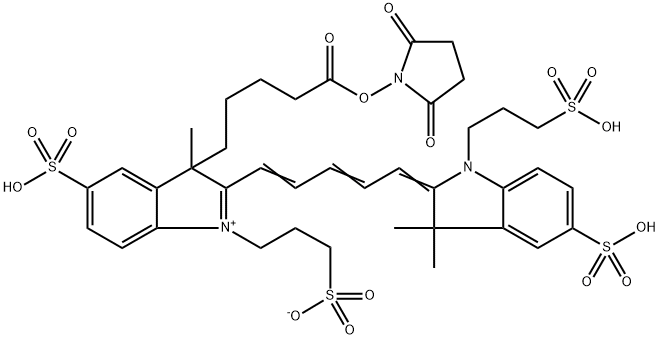 Alexa Fluor 647 NHS Ester Structure