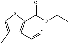 Ethyl 3-formyl-4-methyl-2-thiophenecarboxylate Structure