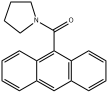 anthracen-9-yl(pyrrolidin-1-yl)methanone Structure