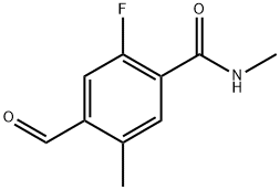 2-fluoro-4-formyl-N,5-dimethylbenzamide Structure