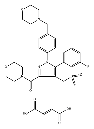 MSC2360844 hemifumarate Structure