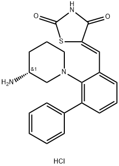 AZD1208 hydrochloride 구조식 이미지