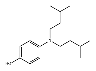4-(diisopentylamino)phenol 구조식 이미지