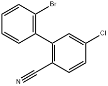 2'-Bromo-5-chloro[1,1'-biphenyl]-2-carbonitrile Structure