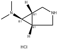 rac-(1R,5S,6R)-N,N-dimethyl-3-azabicyclo[3.1.0]hexan-6-amine dihydrochloride 구조식 이미지