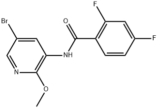 N-(5-Bromo-2-methoxy-3-pyridinyl)-2,4-difluorobenzamide Structure