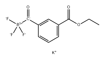 Potassium 3-ethoxycarbonylbenzoyltrifluoroborate 구조식 이미지