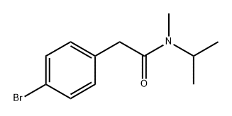 2-(4-bromophenyl)-N-isopropyl-N-methylacetamide Structure