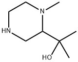 2-(1-Methylpiperazin-2-yl)propan-2-ol Structure