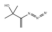 3-Buten-2-ol, 3-azido-2-methyl- Structure